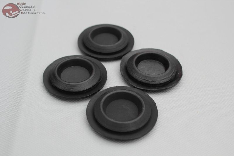 Chevy GM Rubber Round Trunk Floor Pan Drain Plugs Set of 4 Camaro Nova